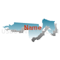 Congressional District 4, Florida (Blue Gradient Fill with Shadow)