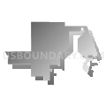 Congressional District 16, Florida (Gray Gradient Fill with Shadow)