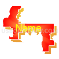 Congressional District 9, Florida (Bright Blending Fill with Shadow)