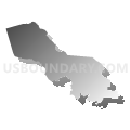 Congressional District 9, California (Gray Gradient Fill with Shadow)