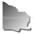 Yavapai County, Arizona (Gray Gradient Fill with Shadow)