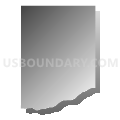 Colfax County, Nebraska (Gray Gradient Fill with Shadow)
