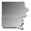 White County, Illinois (Gray Gradient Fill with Shadow)