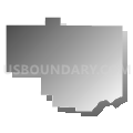 Columbiana County, Ohio (Gray Gradient Fill with Shadow)