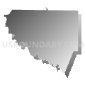 Upson County, Georgia (Gray Gradient Fill with Shadow)