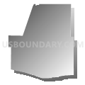 Paulding County, Georgia (Gray Gradient Fill with Shadow)
