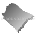 Berkeley County, South Carolina (Gray Gradient Fill with Shadow)