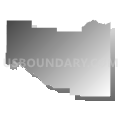 Madison County, Idaho (Gray Gradient Fill with Shadow)