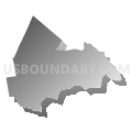 Rockingham County, New Hampshire (Gray Gradient Fill with Shadow)