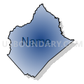 Rappahannock County, Virginia (Radial Fill with Shadow)