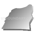Washington County, North Carolina (Gray Gradient Fill with Shadow)