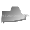 Foley CCD, Baldwin County, Alabama (Gray Gradient Fill with Shadow)
