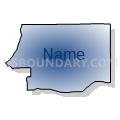 Marbury CCD, Autauga County, Alabama (Radial Fill with Shadow)