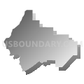 Abernant CCD, Tuscaloosa County, Alabama (Gray Gradient Fill with Shadow)