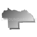 Beauregard-Marvyn CCD, Lee County, Alabama (Gray Gradient Fill with Shadow)