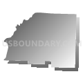 Independence township, Baxter County, Arkansas (Gray Gradient Fill with Shadow)