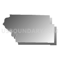 Duncan township, Monroe County, Arkansas (Gray Gradient Fill with Shadow)