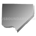 Lafferty township, Izard County, Arkansas (Gray Gradient Fill with Shadow)