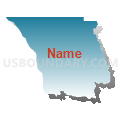 Laytonville-Leggett CCD, Mendocino County, California (Blue Gradient Fill with Shadow)
