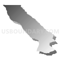 North Coast CCD, San Luis Obispo County, California (Gray Gradient Fill with Shadow)