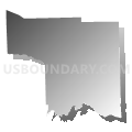 Escalon CCD, San Joaquin County, California (Gray Gradient Fill with Shadow)