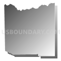 Linden-Farmington CCD, San Joaquin County, California (Gray Gradient Fill with Shadow)