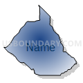 Needles CCD, San Bernardino County, California (Radial Fill with Shadow)