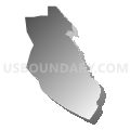 West Santa Cruz CCD, Santa Cruz County, California (Gray Gradient Fill with Shadow)