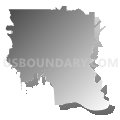 Fairfield-Suisun City CCD, Solano County, California (Gray Gradient Fill with Shadow)