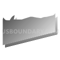 County subdivisions not defined, Middlesex County, Connecticut (Gray Gradient Fill with Shadow)