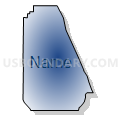 Malabar CCD, Brevard County, Florida (Radial Fill with Shadow)