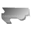 Sarasota CCD, Sarasota County, Florida (Gray Gradient Fill with Shadow)