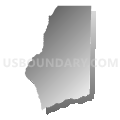Munson CCD, Santa Rosa County, Florida (Gray Gradient Fill with Shadow)