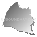 Rutland CCD, Bibb County, Georgia (Gray Gradient Fill with Shadow)