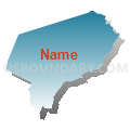 Portal CCD, Bulloch County, Georgia (Blue Gradient Fill with Shadow)