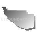 Hunt CCD, Jerome County, Idaho (Gray Gradient Fill with Shadow)