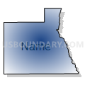 Holbrook CCD, Oneida County, Idaho (Radial Fill with Shadow)