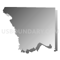 Shirland township, Winnebago County, Illinois (Gray Gradient Fill with Shadow)
