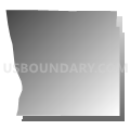 Bluffdale township, Greene County, Illinois (Gray Gradient Fill with Shadow)