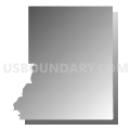 Union township, Montgomery County, Indiana (Gray Gradient Fill with Shadow)