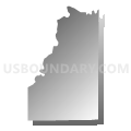 Washington township, Morgan County, Indiana (Gray Gradient Fill with Shadow)