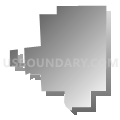 Jefferson city, Greene County, Iowa (Gray Gradient Fill with Shadow)