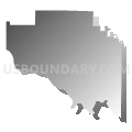 Union township, Des Moines County, Iowa (Gray Gradient Fill with Shadow)