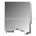 Soldier township, Shawnee County, Kansas (Gray Gradient Fill with Shadow)