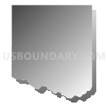 Hartland township, Kearny County, Kansas (Gray Gradient Fill with Shadow)