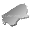 Kentucky Ridge CCD, Bell County, Kentucky (Gray Gradient Fill with Shadow)