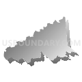New Liberty CCD, Owen County, Kentucky (Gray Gradient Fill with Shadow)