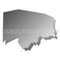 Lewisburg CCD, Logan County, Kentucky (Gray Gradient Fill with Shadow)