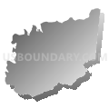Willard CCD, Carter County, Kentucky (Gray Gradient Fill with Shadow)