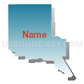 District 6, Tangipahoa Parish, Louisiana (Blue Gradient Fill with Shadow)